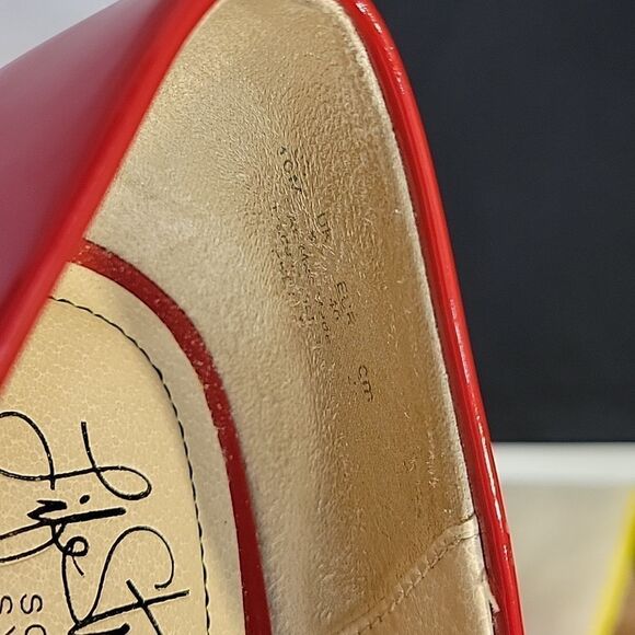 LIFETRIDE SOFT SYSTEM POINTED TOE GLOSSY LOW HEEL SLIP ON PUMP - Picture 12 of 14